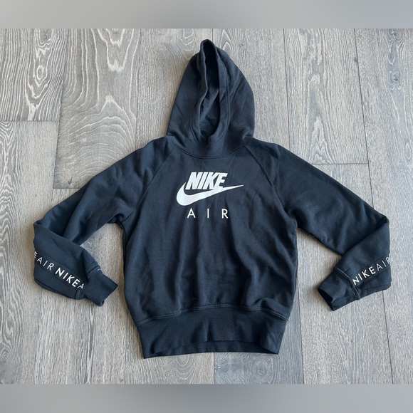 Nike Air Pullover Hooded Sweatshirt in Black Size Small - Picture 1 of 5